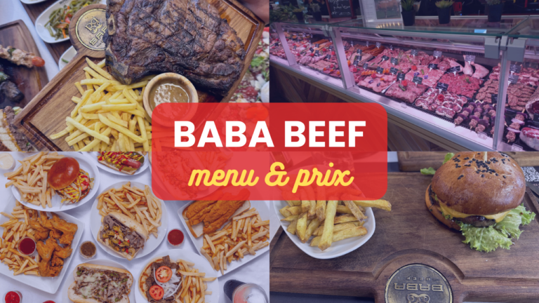 Baba Beef Menu France