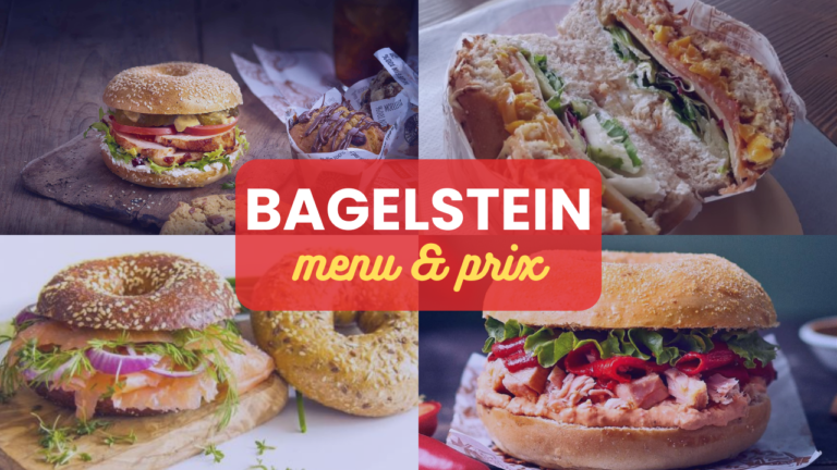 Bagelstein Menu France