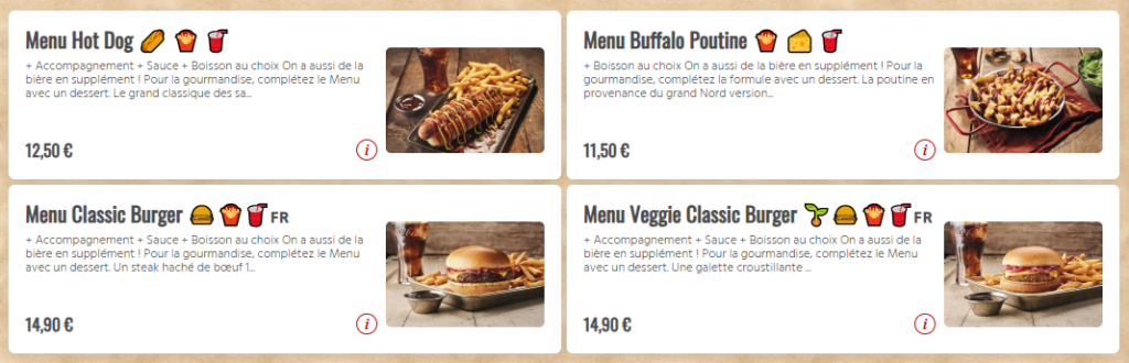 Buffalo Grill France Menus Bon Plan