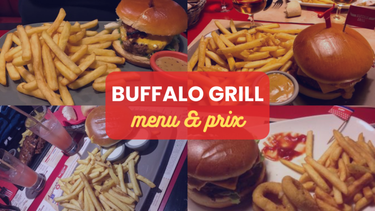 Buffalo Grill Menu France Prix