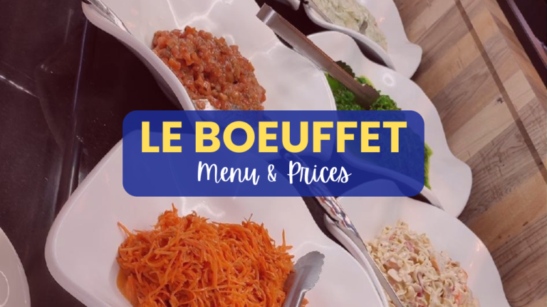 Le Boeuffet Menu Prix Salaise-sur-Sanne Mis à jour 2024