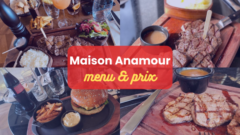 Maison Anamour Menu Prix France Mis à jour 2024