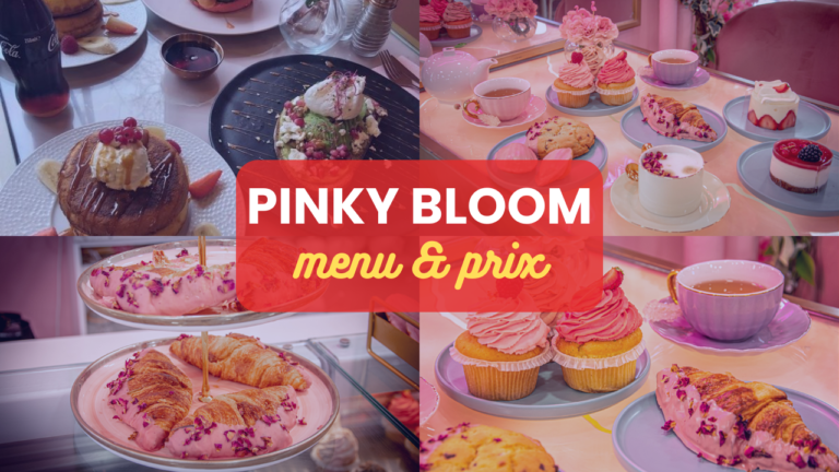 Pinky Bloom Paris Menu Prix