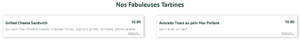 Nos Fabuleuses Tartines
