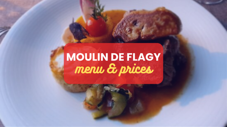 Au Moulin de Flagy Menu Prix