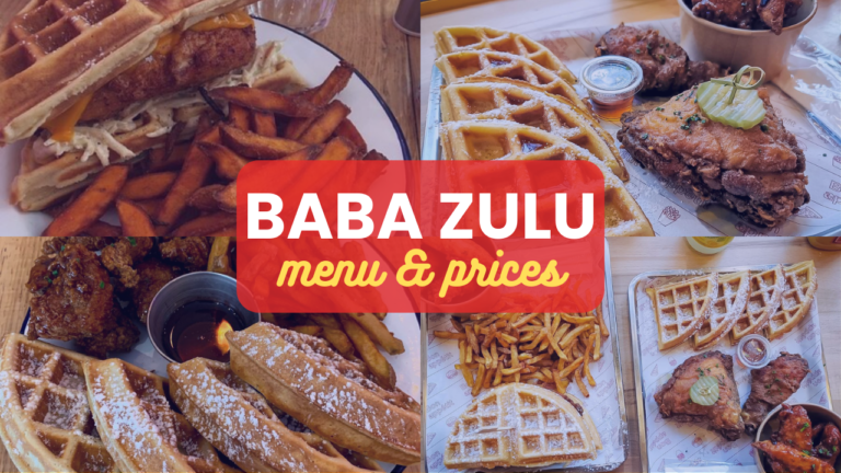 Baba Zulu Menu Paris Prix