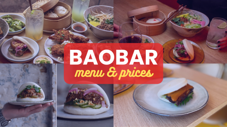 Baobar Menu Paris