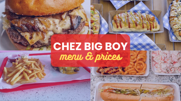 Chez Big Boy Menu France