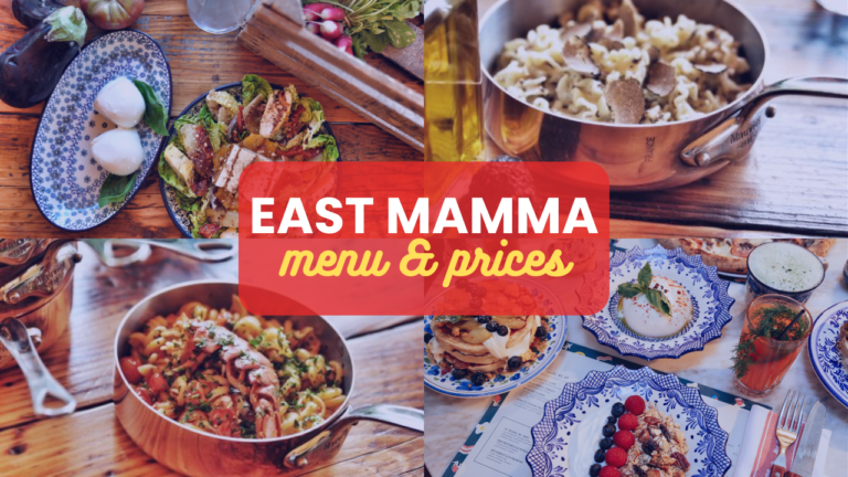 East Mamma Menu France Prix