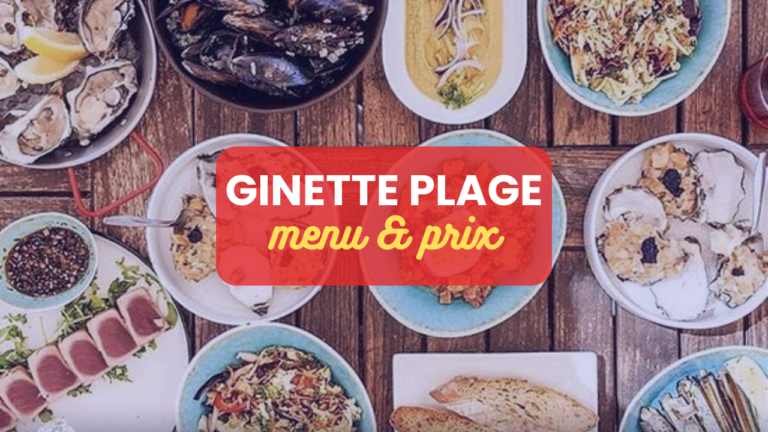 Ginette Plage Menu Prix France