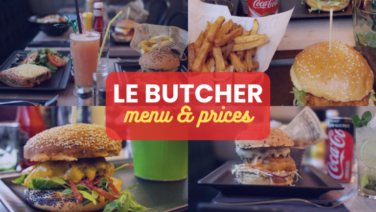 Le Butcher Menu Paris Prix