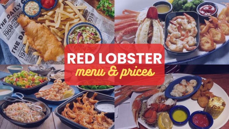 Red Lobster Menu France Prix