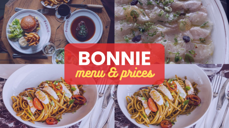 Restaurant Bonnie Menu France Prix