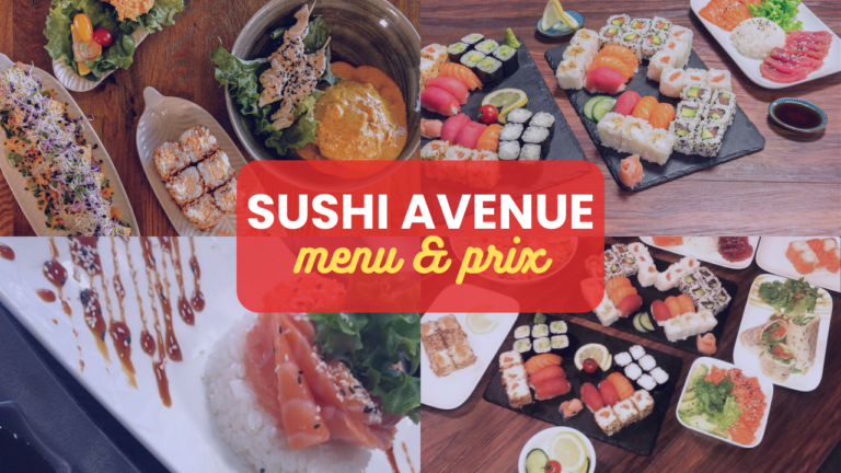 Sushi Avenue Menu Prix France