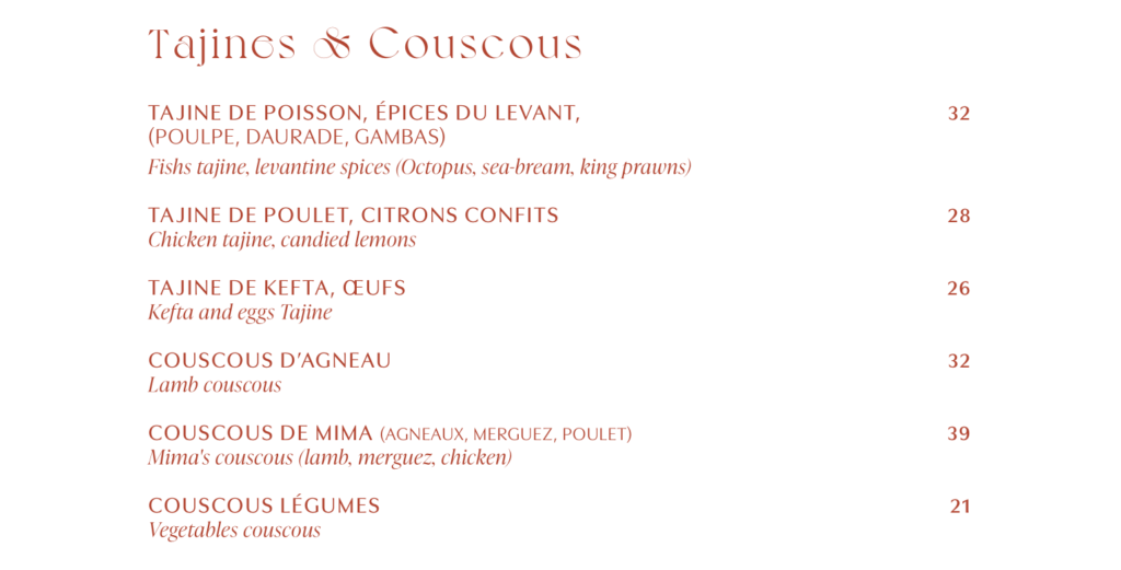 Tajines & Couscous