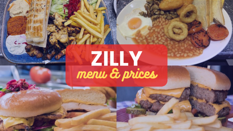 Zilly Menu Prix France Mis à jour 2024