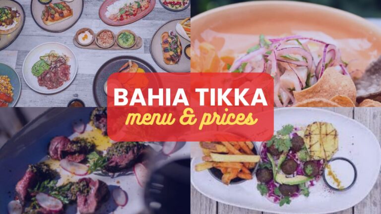 Bahia Tikka Menu France Prix