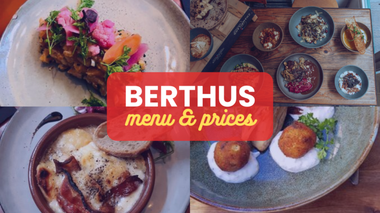 Berthus Menu Prix