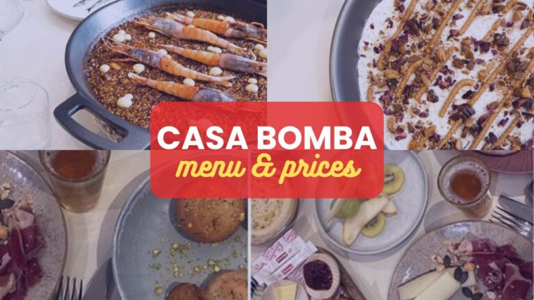 Casa Bomba Menu Toulouse Prix