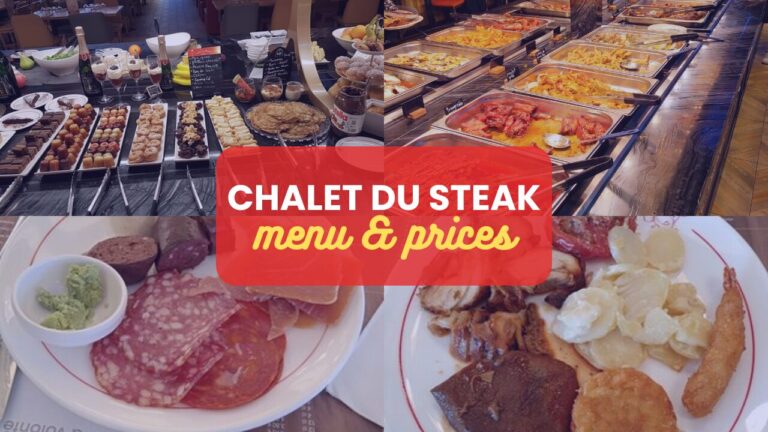 Chalet Du Steak Menu Prix France 2024