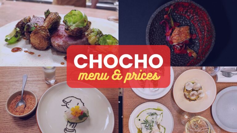 Chocho Menu Paris Prix