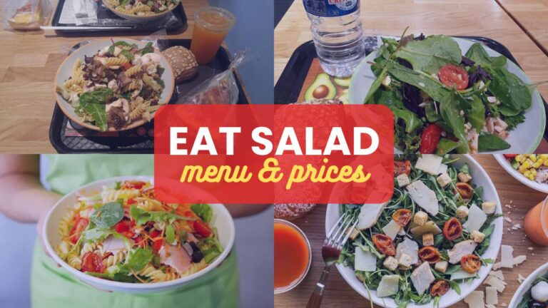 Eat Salad Menu Paris Prix