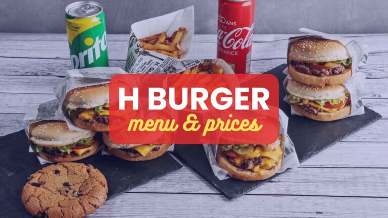 H Burger Menu France Prix