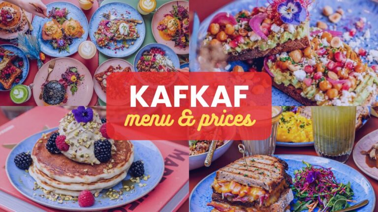 Kafkaf Menu Paris Prix