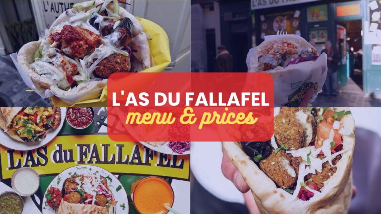 L'As du Fallafel Menu France Prix