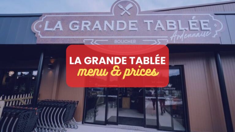 La Grande Tablée Menu France Prix