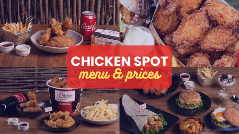 Chicken Spot Menu France Prix