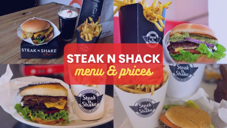 Steak N Shake Menu Prix France Mis à jour 2024