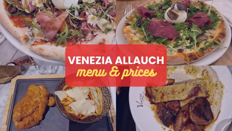 Venezia Allauch Menu France Prix