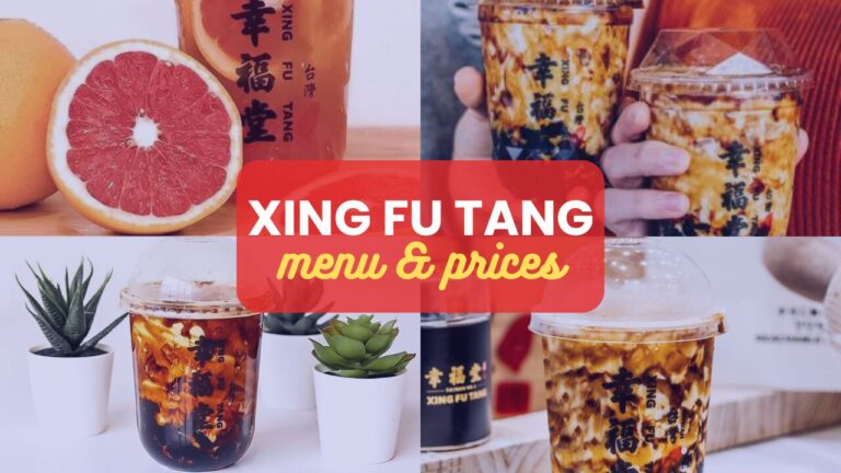 Xing Fu Tang Menu France Prix